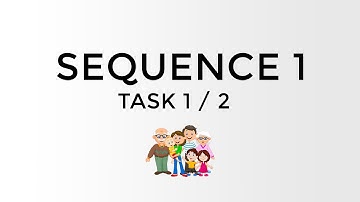 Sequence 1 - Task 1 & 2 - 2 AM ENGLISH CLASS