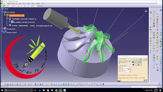 CATIA V5R20 5 AXIS TURBINE BLADE PART 1