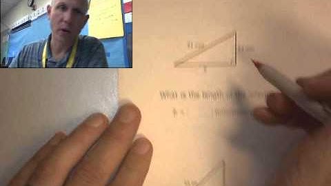 IXL 8th R.1 Pythagorean theorem Find the Lenght of the Hypotenuse