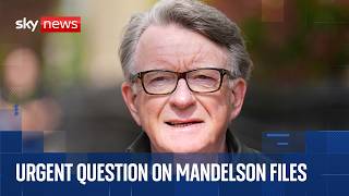 Government says next set of Mandelson files won't be released until June