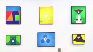 Eli Klein Galleryho Kan Geometric Calligraphy, Newyork