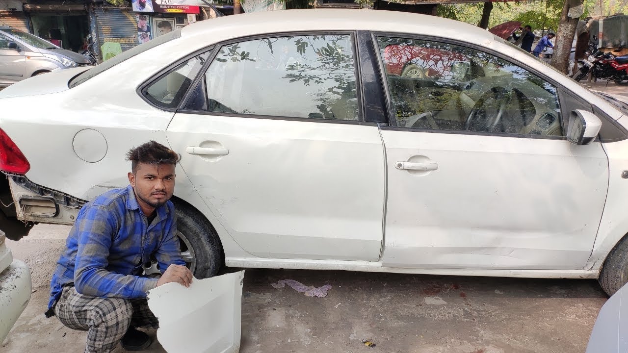 Customer bumper hath me le kr aaya tha | scoda rapid| cutter polish