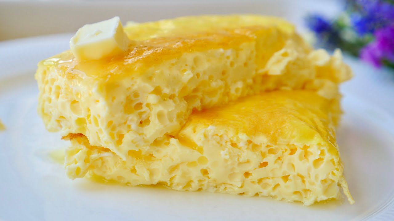 Пышный Омлет из 2-х ПРОДУКТОВ (как детстве) | Omelette Recipe