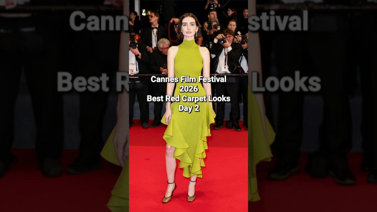 Cannes Film Festival 2026 Best Red Carpet Looks Day 2 💛 #redcarpet #fashion #2026 #cannes