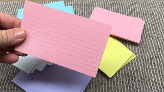 Best 250 Pack Index Cards for Students and Notes | AILZFEI