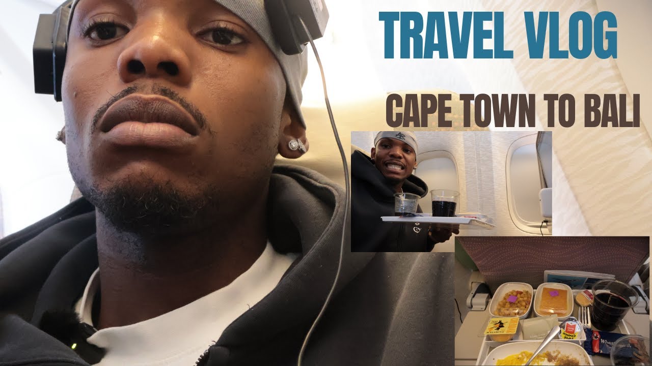 Cape Town to Bali My Long Haul Travel Experience | Flight Food, People & Journey
