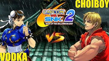 Capcom vs SNK 2: CHOIBOY vs VODKAGOBALSKY (CVS2)
