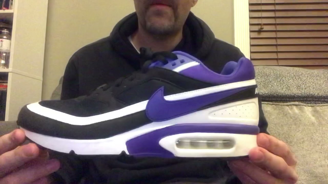 Live! Nike Air Max BW Violet feet review 2016 - YouTube