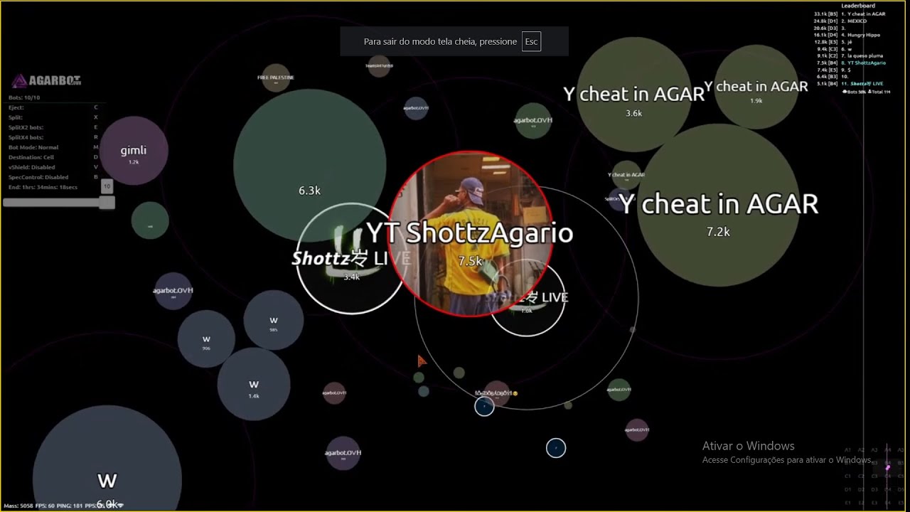 Agar.io | Shottz solo