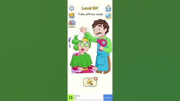 DOP 5 Delete One Part 5 Level 107 🤔 #shorts #ytshorts #gaming #puzzle #cartoon #dop5