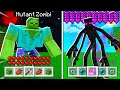 MUTANT YARATIKLARA DÖNÜŞEREK OYNADIM! - Minecraft