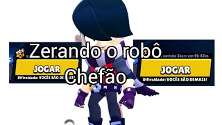 Zerando o robô chefão