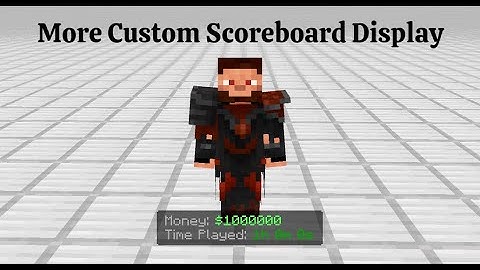 1.16.100 Custom Scoreboard+  |  Minecraft Bedrock