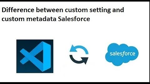 Difference between custom setting and custom metadata #Salesforce #viral #shorts