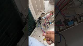 blue star window ac#wiring#short#video