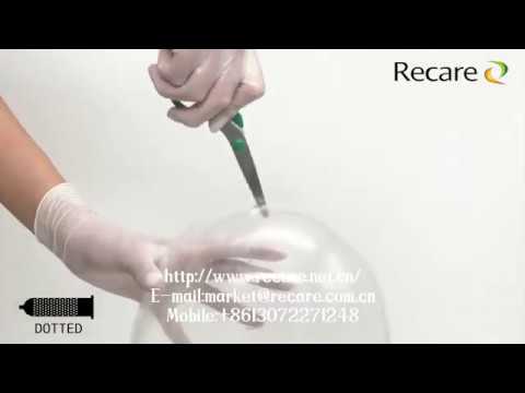 Recare condom. High quality latex condom. Condoms with big dots. Big hard dotted condom factory.