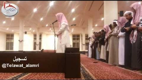 عشاء الاثنين 30-5-1435هـ للقارئ سلطان العمري باكية ( وسقوا ماءً حميماً .. )