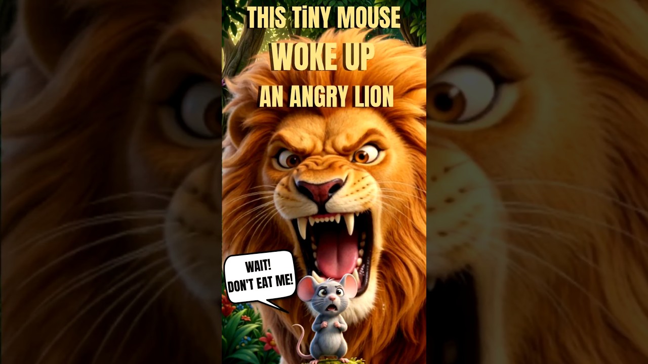 Tiny Mouse Saved a Lion! 😳🐭 (Wait for End)