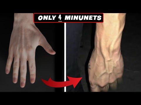 Видео: Как подчеркнуть вены руки: 14 шагов (с иллюстрациями)