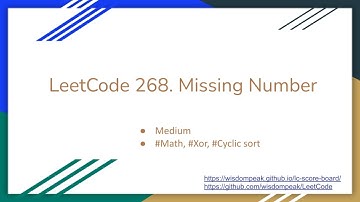 【每日一题】268. Missing Number, 1/22/2021