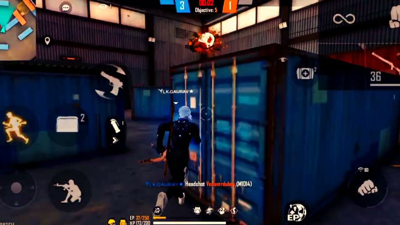 nonstop superfast headshot in free fire 🔥🔥🔥