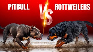 Ultimate Showdown: Rottweilers vs Pitbull