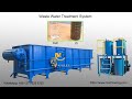 wastewater treatment system dirty water recycling machine for plastic washing pelletizing recycling