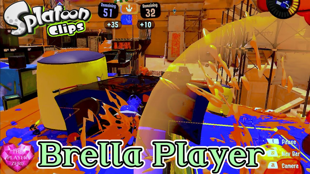 Splatoon Clips - #24: The Worst Brella Player in Inkadia!