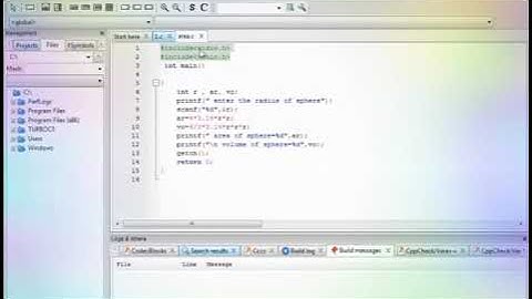 c program to calculate the area and volume of sphere