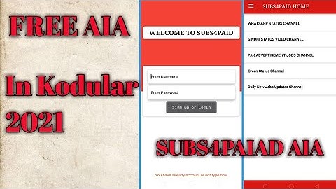 SUB4SUB AIA FILE IN KODULAR 2021 || Subs4paid aia file in