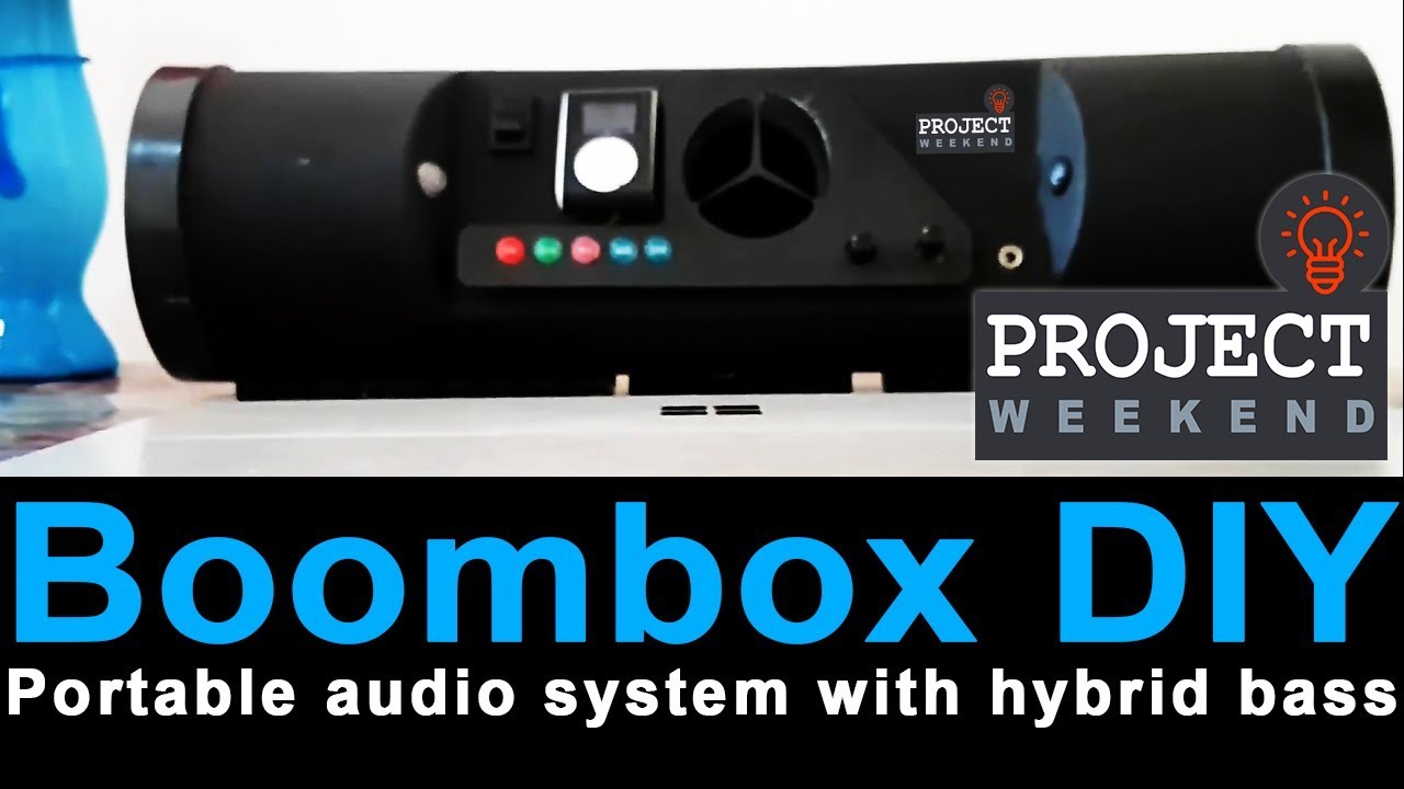 How to build multimedia Boombox portable speaker/ DIY home made