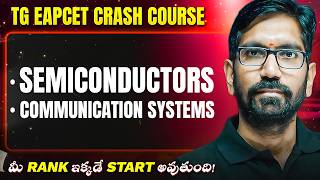 semiconductors Chapters 🔥 | TG EAPCET Crash Course 2026 | Target Rank Under 10K