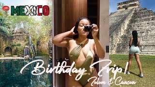 BIRTHDAY TRIP TO TULUM &amp; CANCUN MEXICO! (Luxury Hotel &amp; Villa, Cenotes, Chichen Itza + more) | Gypsi