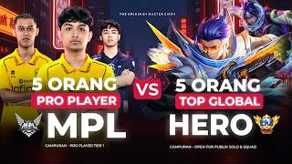 5 PRO PLAYER MPL vs 5 TOP GLOBAL HERO - TOP UP kuilmaster.com