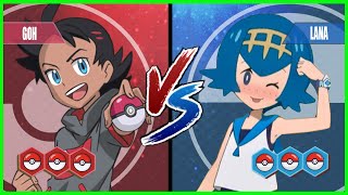 Pokemon Battle Pedia: Goh Vs Lana