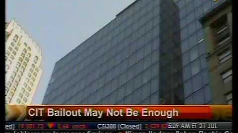 CIT Bailout May Not Be Enough - Bloomberg