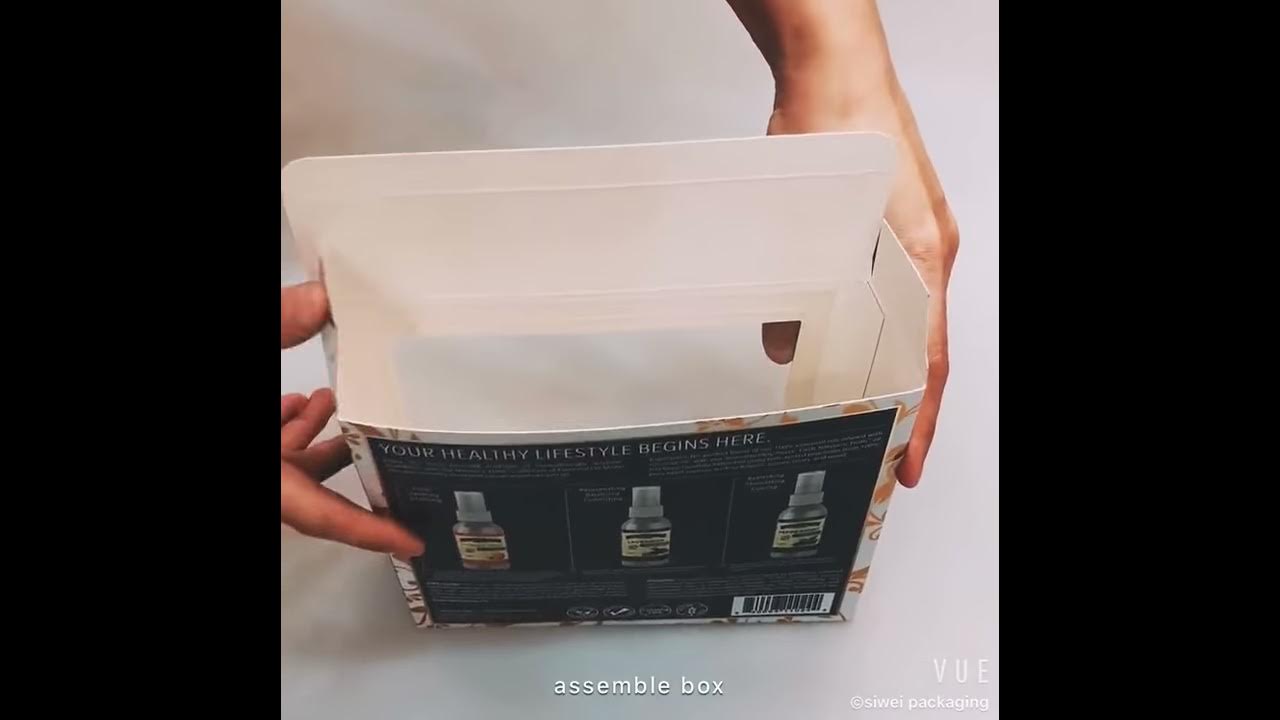 China products Custom Printing Paper folding cosmetic box packaging for makeup brush,cosmetic paper