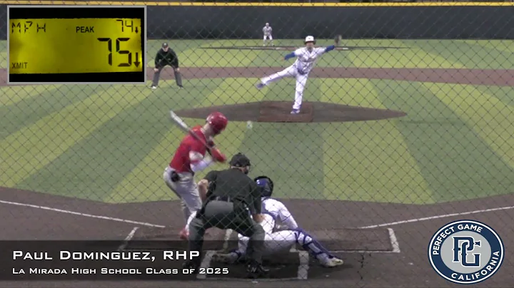 Paul Dominguez Prospect Video, RHP, La Mirada High...