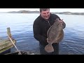 Fishing for big plaice in Norway from the shore