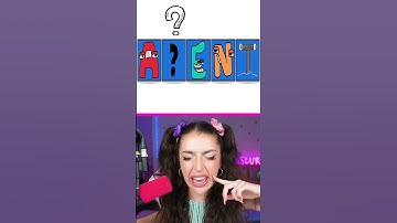 Guess The ALPHABET WORD!🤔 #alphabetlore #shorts