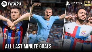 FIFA 23 | All Last Minute Goals Celebrations