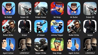 Mr Bullet,Sniper 3D,Sniper Honor,Mr Ninja,Bullet Strike,Sniper,JT Sniper,Johnny Trigger,Agent Action screenshot 4