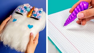 10 Fun DIY School Supplies!  School Hacks and More!