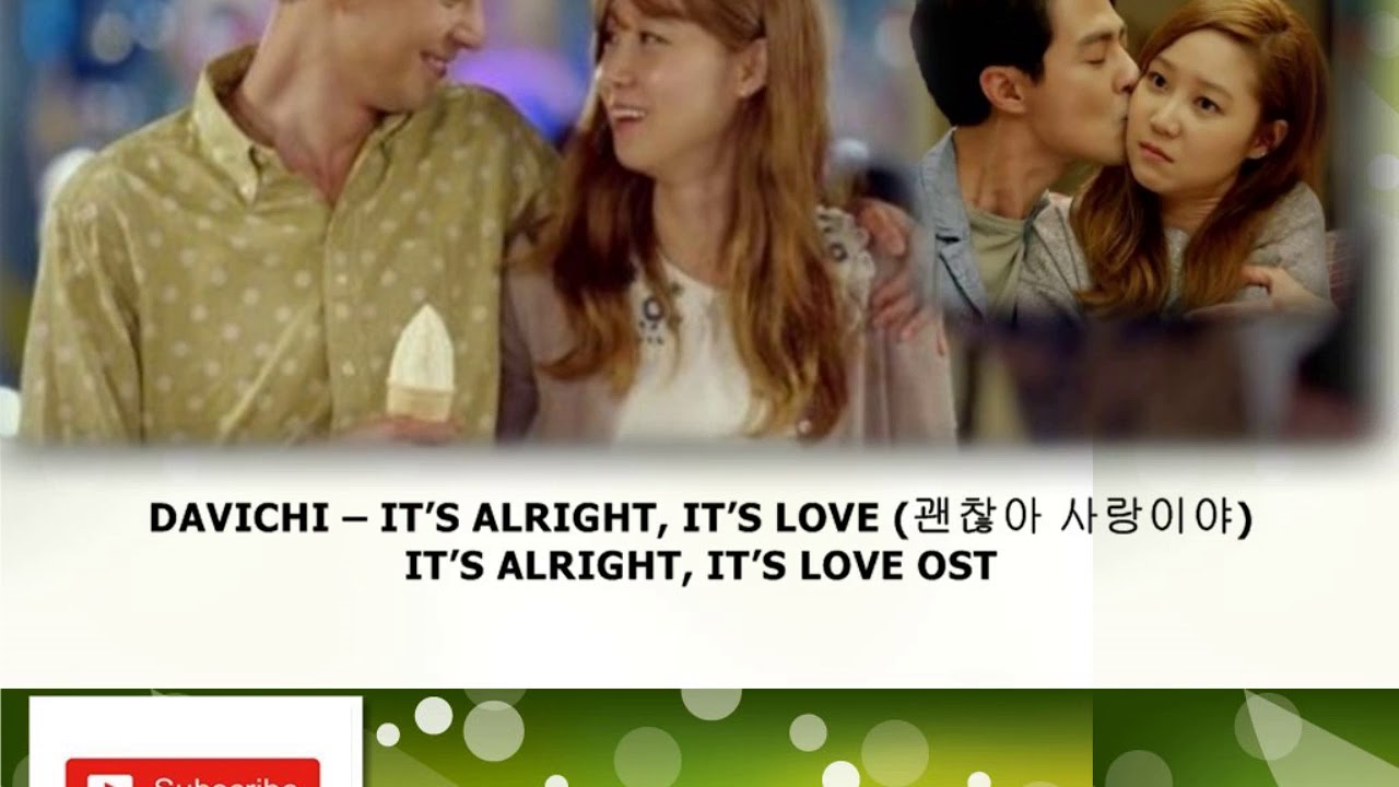 Davichi It S Alright It S Love ê´ì°®ì ì¬ëì´ì¼ It S Alright It S Love Ost Youtube ì´ì¼ it s alright it s love ost
