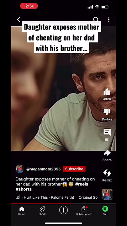 Daughter exposes mom of cheating on her dad with his brother😱😳#reels #shorts