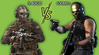 Warzone mobile vs Combat master comparison between two best fps games screenshot 1