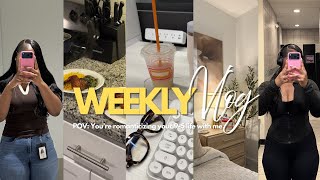 Weekly Vlog | Romanticizing My 9–5 Life, Gym Days, Home Cooking & Balancing It All