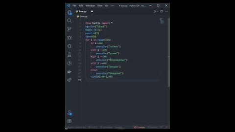 Amazing Designs with Python Turtle | python turtle graphics tutorial #python graphics😍🤩