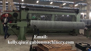 100x120mm gabion mesh making machine for 4300mm Width