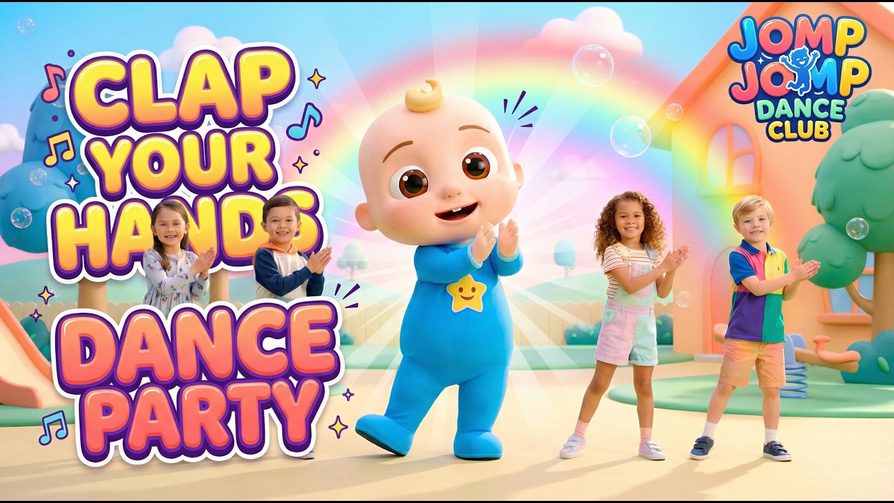 CLAP YOUR HANDS 🖐️🎉 | High Energy Kids Dance Party Song